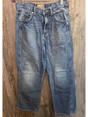 Wrangler 20X Denim Blue Jeans Youth Boys Size 16 Reg (26x29) Western Ranch Rodeo